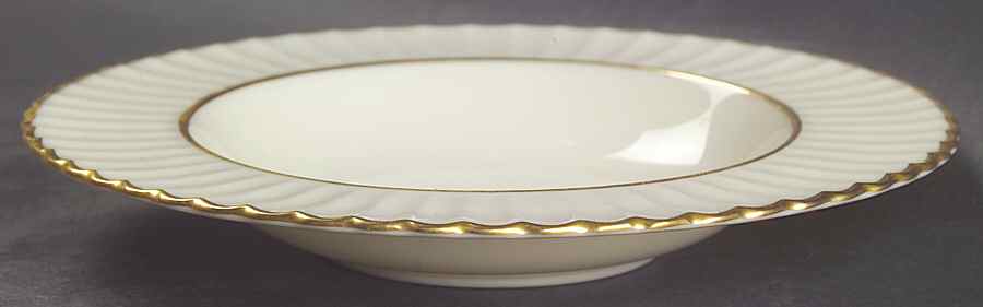 Colonnade Gold Rim Fruit/Dessert (Sauce) Bowl by Lenox-1