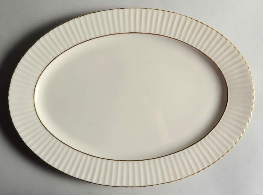 Colonnade Gold 16" Oval Serving Platter by Lenox-1