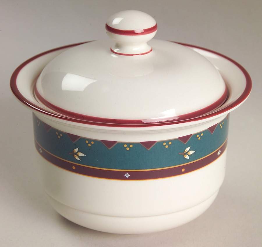 Country Lodge Sugar Bowl & Lid by Lenox-1