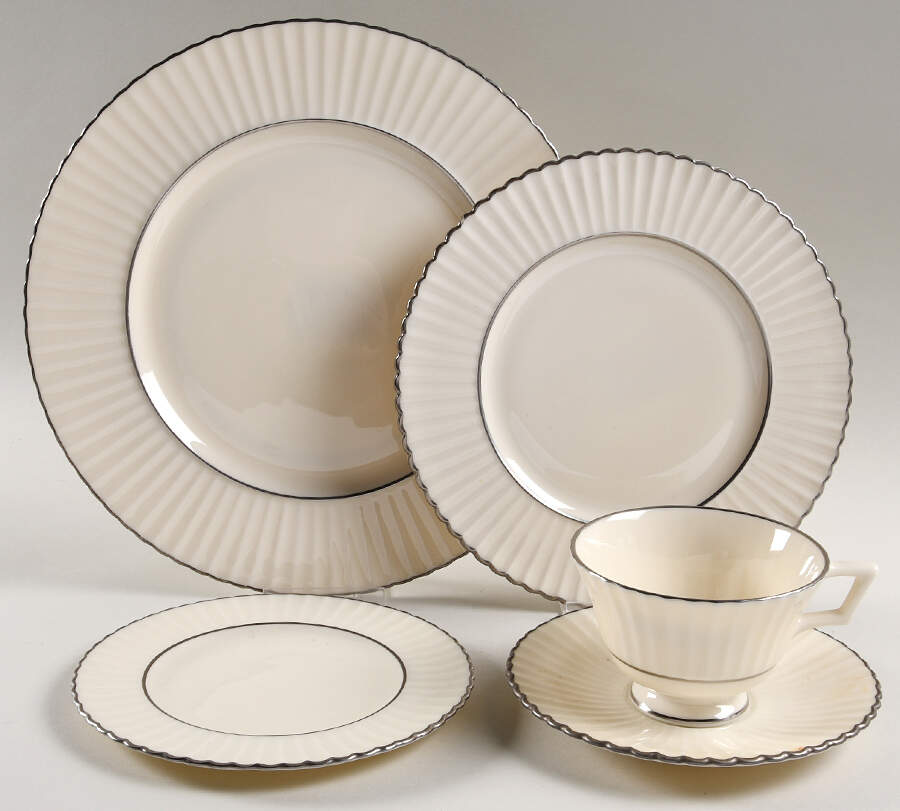 Colonnade Platinum 5 Piece Place Setting by Lenox-1