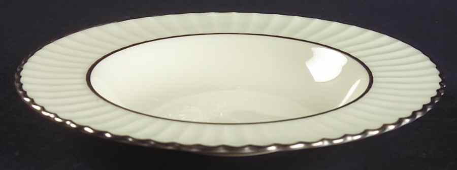 Colonnade Platinum Rim Fruit/Dessert (Sauce) Bowl by Lenox-1