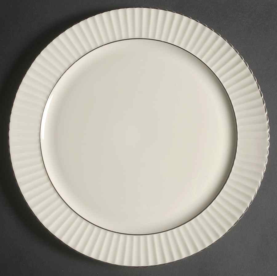 Colonnade Platinum 12" Chop Plate (Round Platter) by Lenox-1