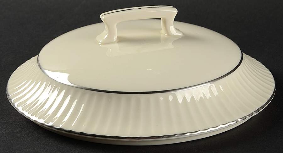 Colonnade Platinum Lid for Round Vegetable by Lenox-1
