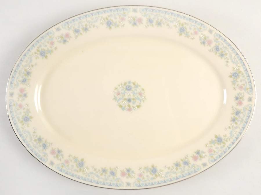 Columbine 13" Oval Serving Platter by Lenox-1
