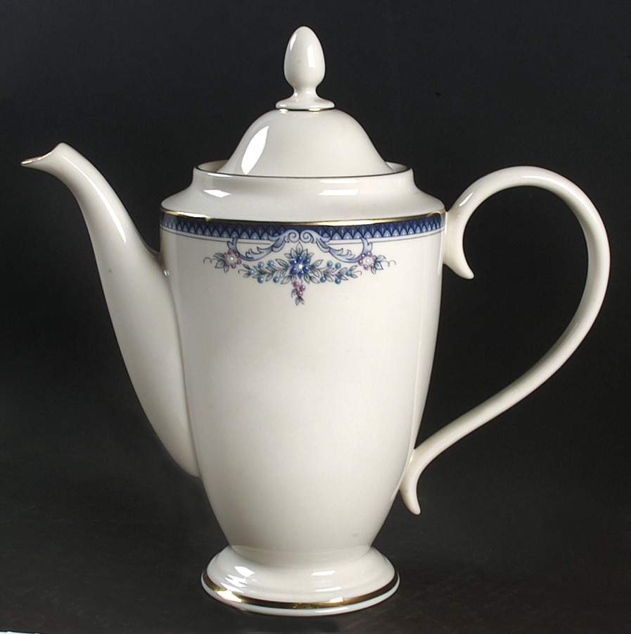Columbia 1999 Shape Coffee Pot & Lid by Lenox-1