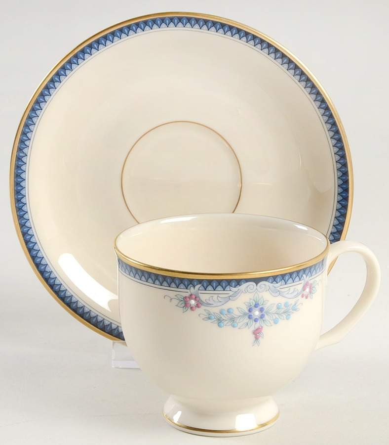 Columbia Footed Cup & Saucer Set by Lenox-1