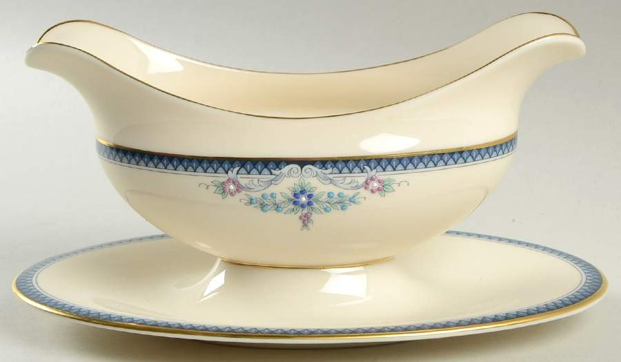 Columbia Gravy Boat with Attached Underplate by Lenox-1