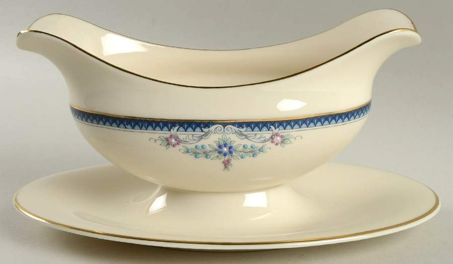 Columbia Gravy Boat with Attached Underplate by Lenox-1