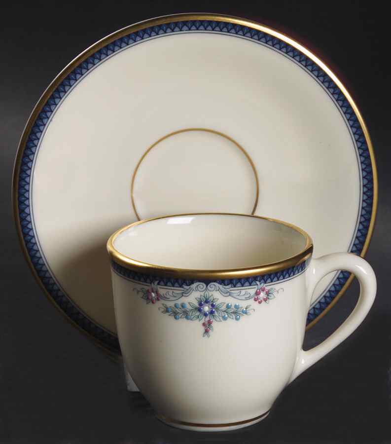 Columbia Flat Demitasse Cup & Saucer Set by Lenox-1