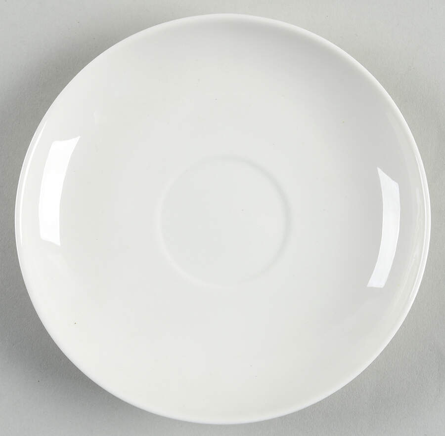 Colonial White Saucer for Bouillon Cup by Lenox-1
