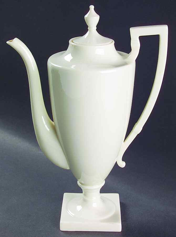 Colonial White Coffee Pot & Lid by Lenox-1