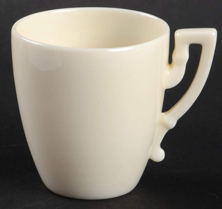 Colonial White Flat Demitasse Cup by Lenox-1