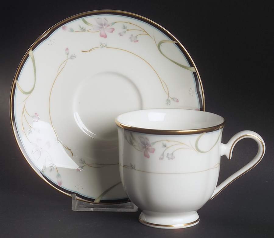 Constance Footed Cup & Saucer Set by Lenox-1