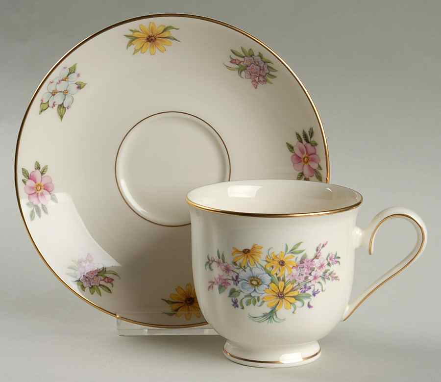 Constitution Footed Cup & Saucer Set by Lenox-1