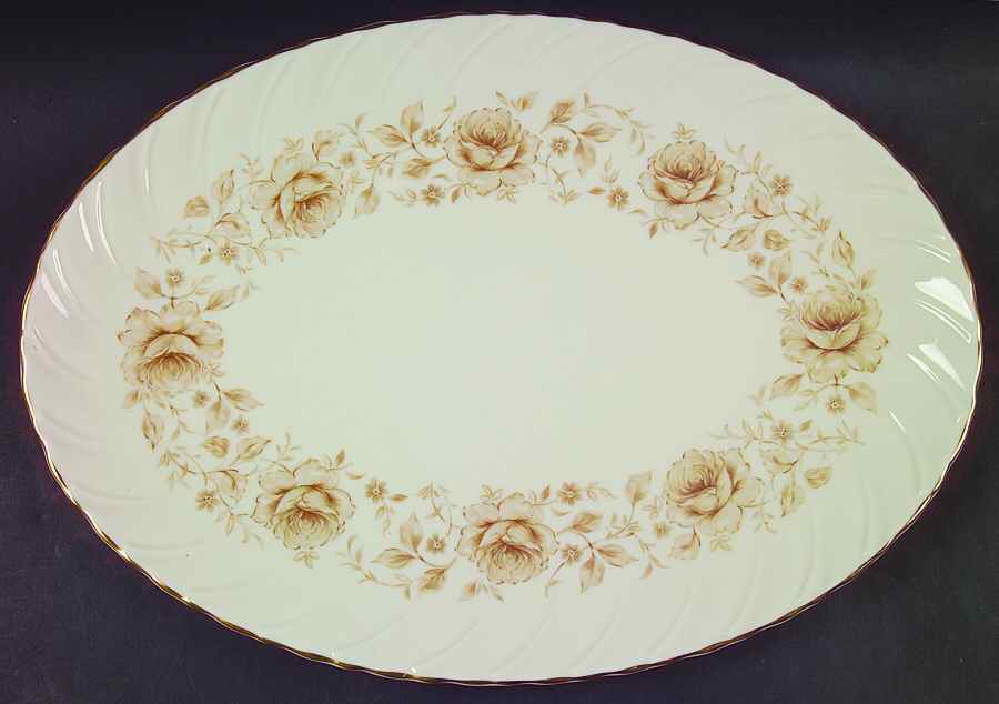 Coquette 16" Oval Serving Platter by Lenox-1