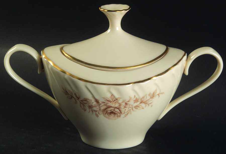 Coquette Sugar Bowl & Lid by Lenox-1