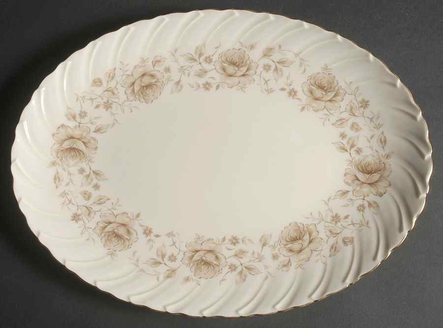 Coquette 13" Oval Serving Platter by Lenox-1