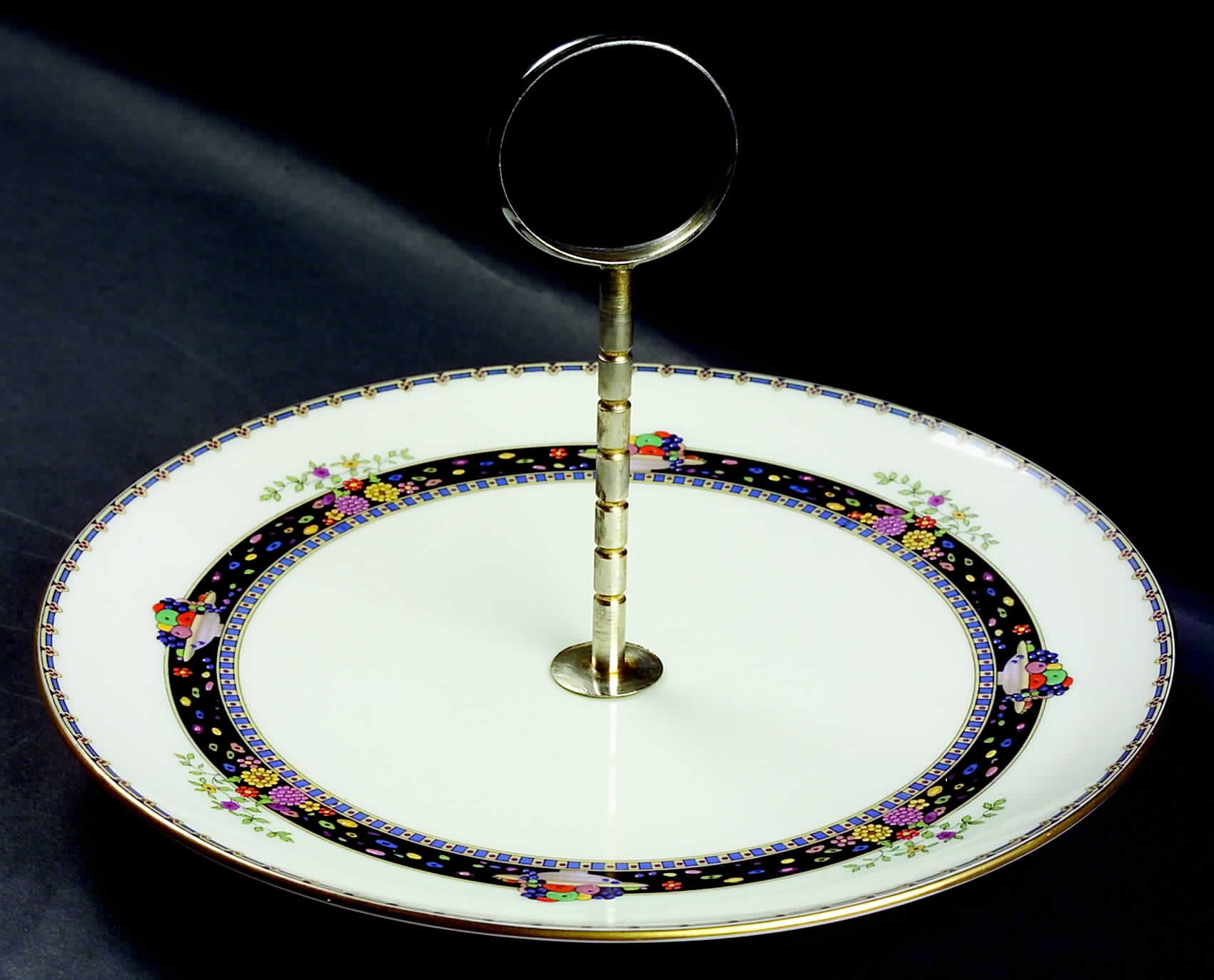 Coronado Tidbit Sandwich Plate by Lenox-1