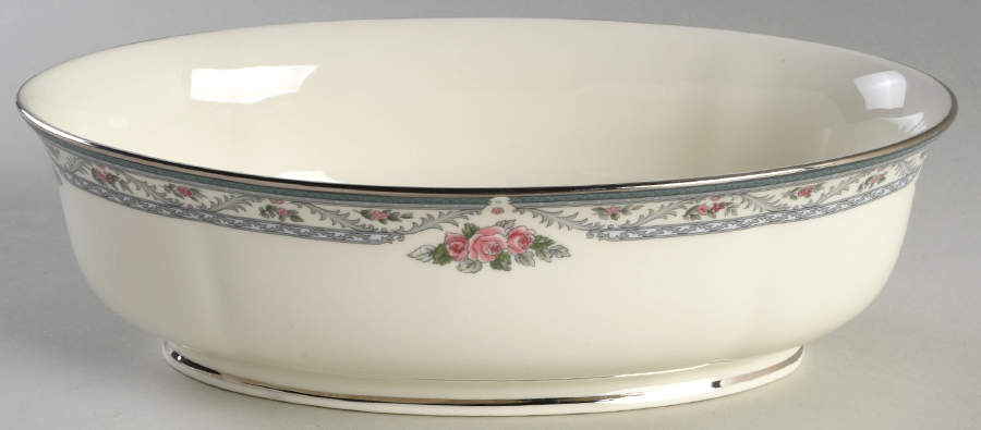 Country Romance 10" Oval Vegetable Bowl by Lenox-1