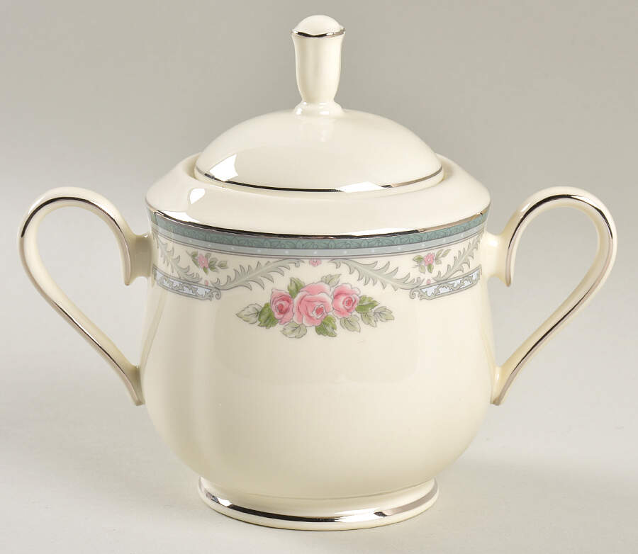 Country Romance Sugar Bowl & Lid by Lenox-1