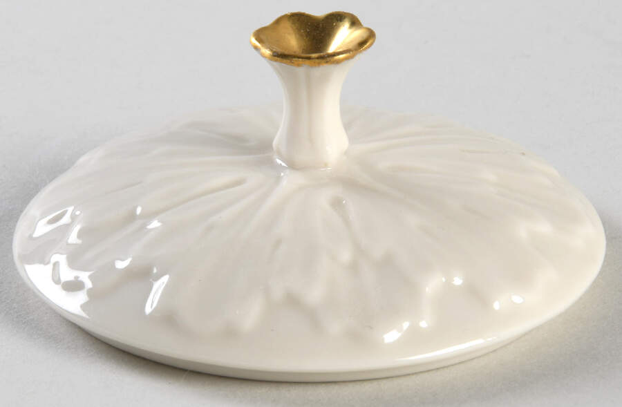 Cottage (Giftware, Gold Trim) Lid for Sugar Bowl by Lenox-1