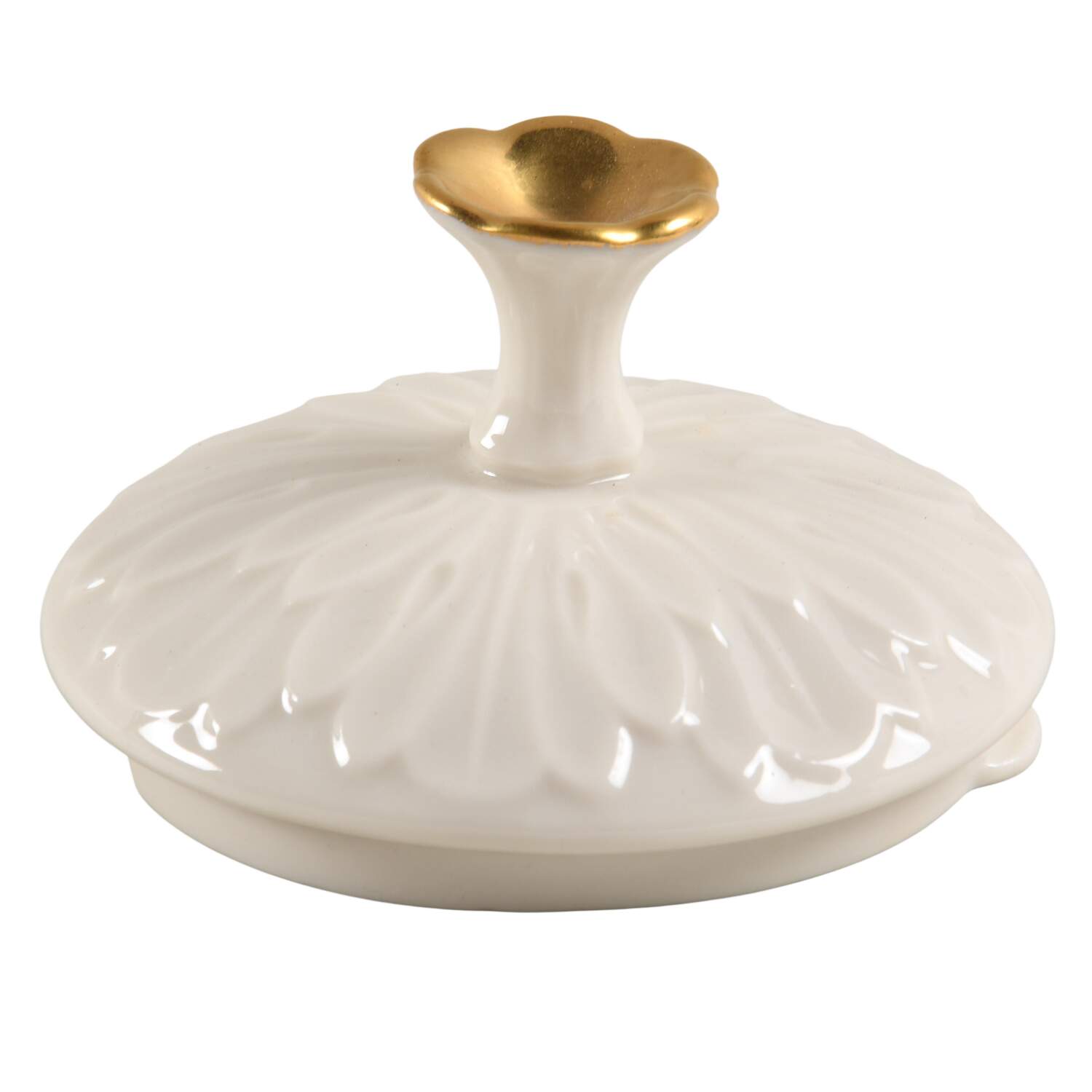 Cottage (Giftware, Gold Trim) Lid for Teapot by Lenox-1
