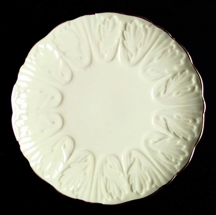 Cottage (Giftware, Gold Trim) Dessert/Pie Plate by Lenox-1
