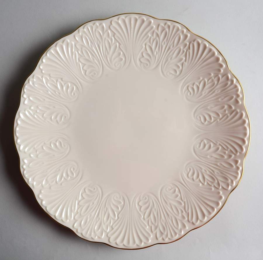 Cottage (Giftware, Gold Trim) 12" Chop Plate (Round Platter) by Lenox-1