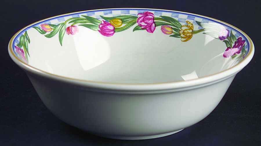 Country Tulips Soup/Cereal Bowl by Lenox-1