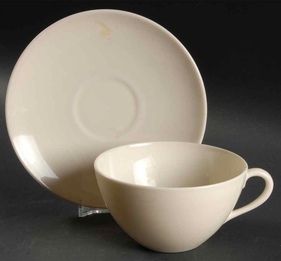 Coupe Off White Oversized Cup & Saucer Set by Lenox-1