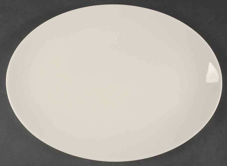 Coupe Off White 13" Oval Serving Platter by Lenox-1