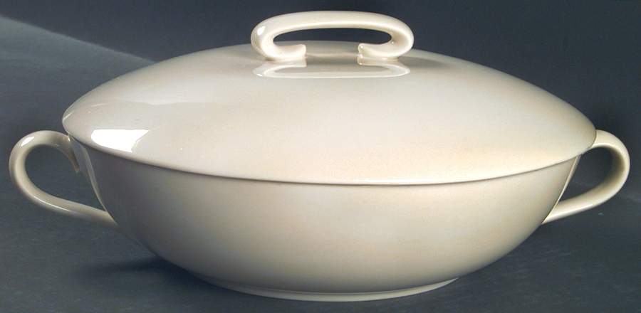 Coupe Off White Round Covered Vegetable by Lenox-1