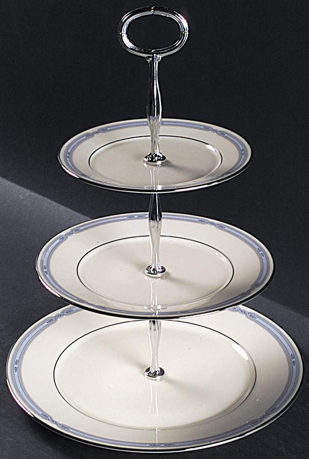Courtland 13 7/8"-14 1/4" 3-Tiered Serving Tray(DP,SP,BB) HC by Lenox-1
