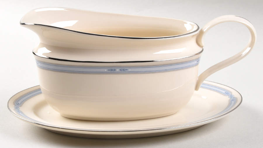 Courtland Gravy Boat & Underplate/Relish by Lenox-1