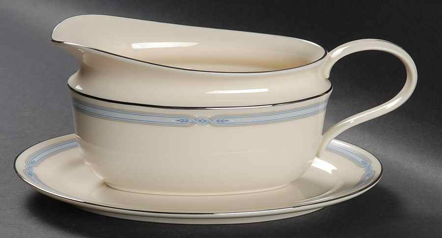 Courtland Gravy Boat & Underplate/Relish by Lenox-1