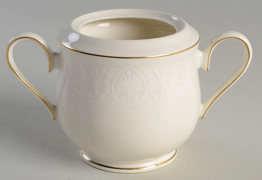 Courtyard Gold Sugar Bowl No Lid by Lenox-1