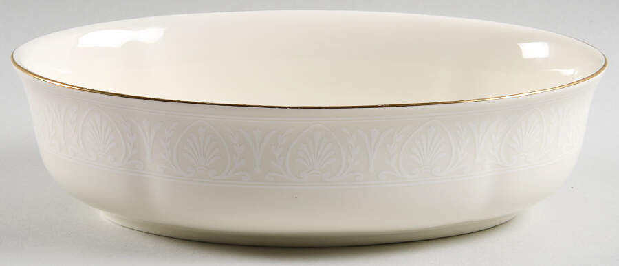 Courtyard Gold 10" Oval Vegetable Bowl by Lenox-1