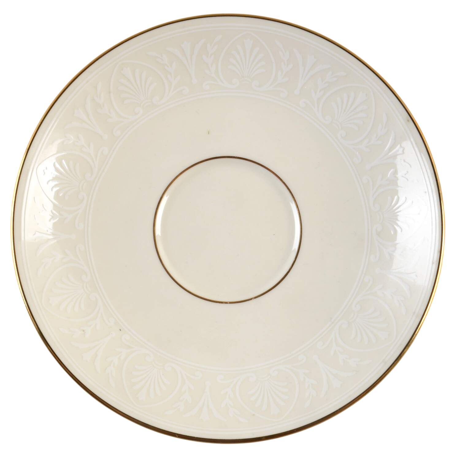 Courtyard Gold Saucer by Lenox-1