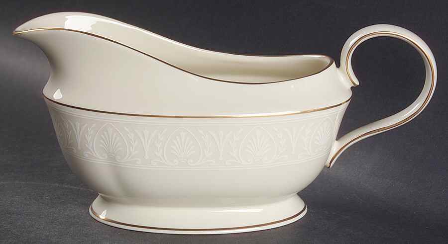 Courtyard Gold Gravy Boat by Lenox-1