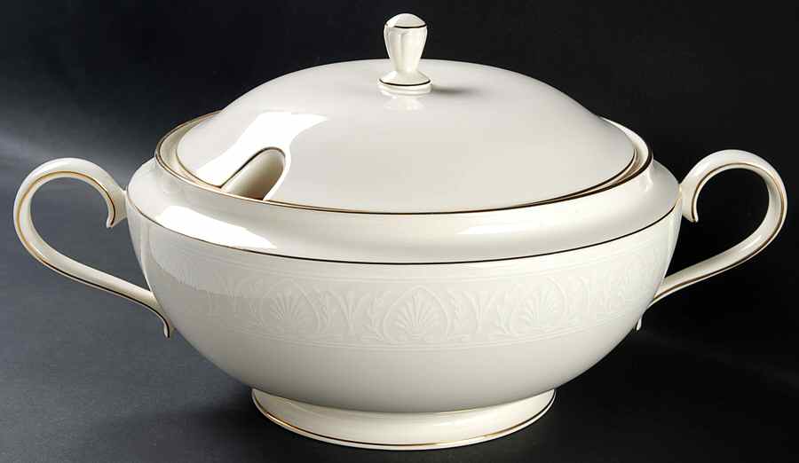 Courtyard Gold Tureen &  Lid by Lenox-1