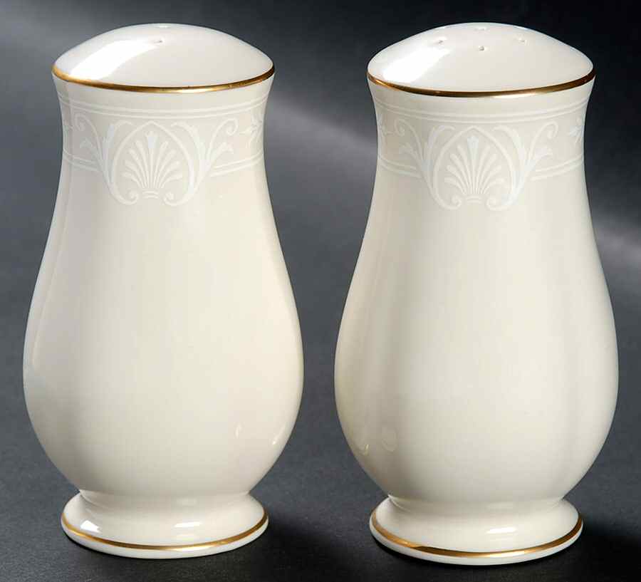 Courtyard Gold Salt & Pepper Set by Lenox-1