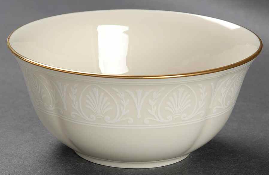 Courtyard Gold Fruit/Dessert (Sauce) Bowl by Lenox-1