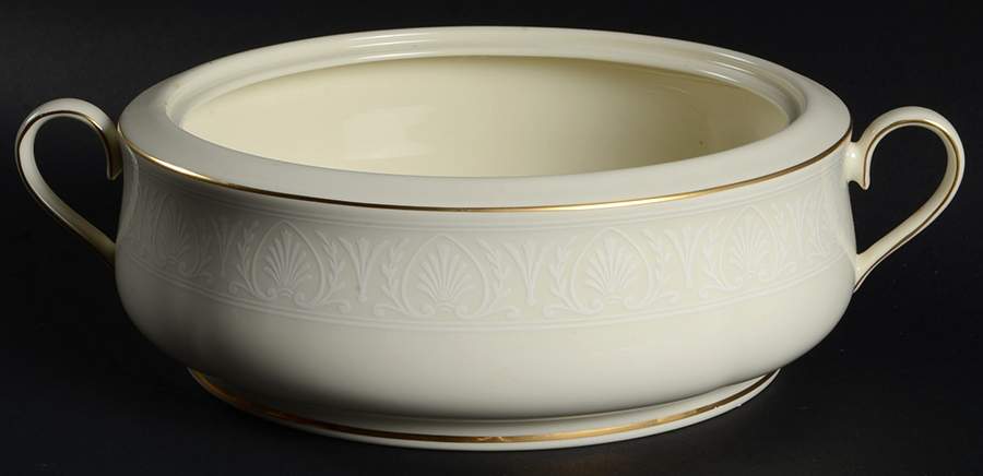 Courtyard Gold Round Vegetable No Lid by Lenox-1