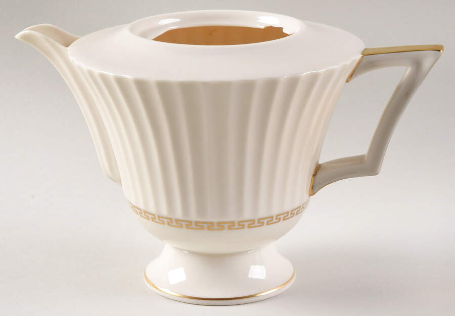 Cretan Teapot No Lid by Lenox-1