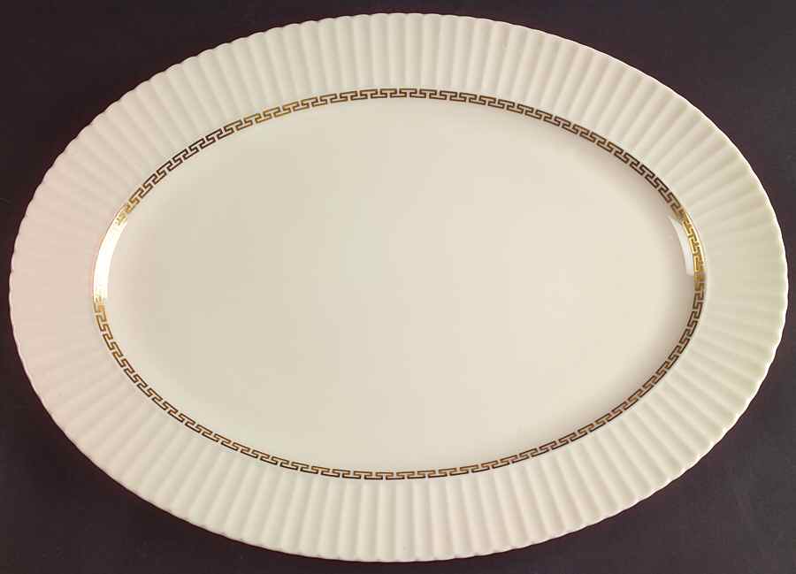 Cretan 16" Oval Serving Platter by Lenox-1