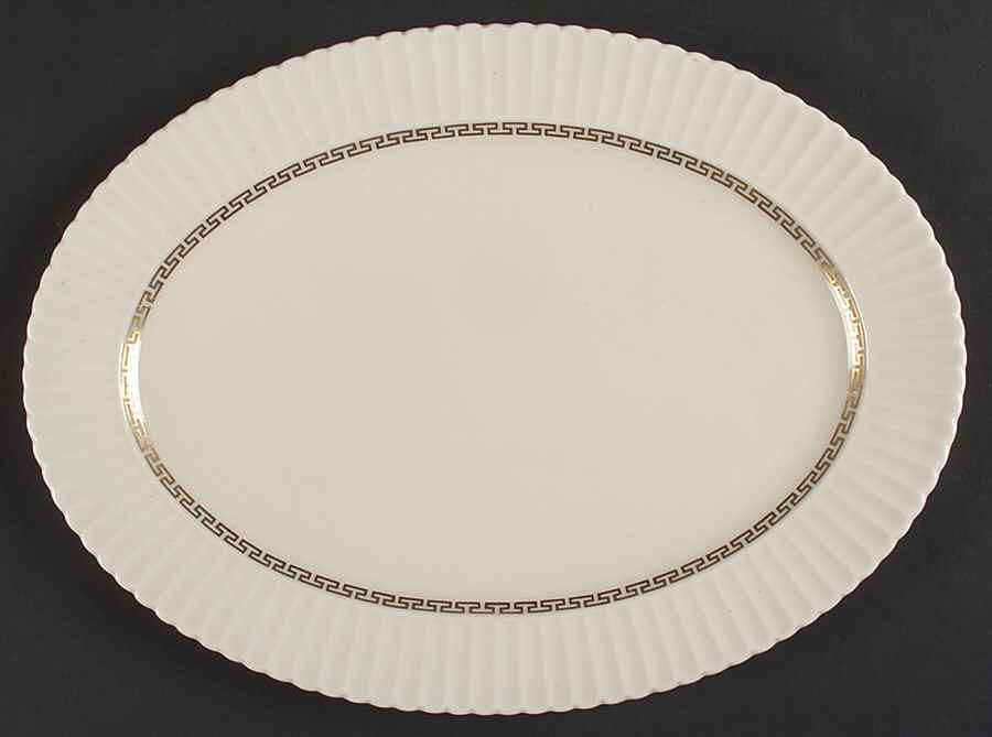 Cretan 13" Oval Serving Platter by Lenox-1