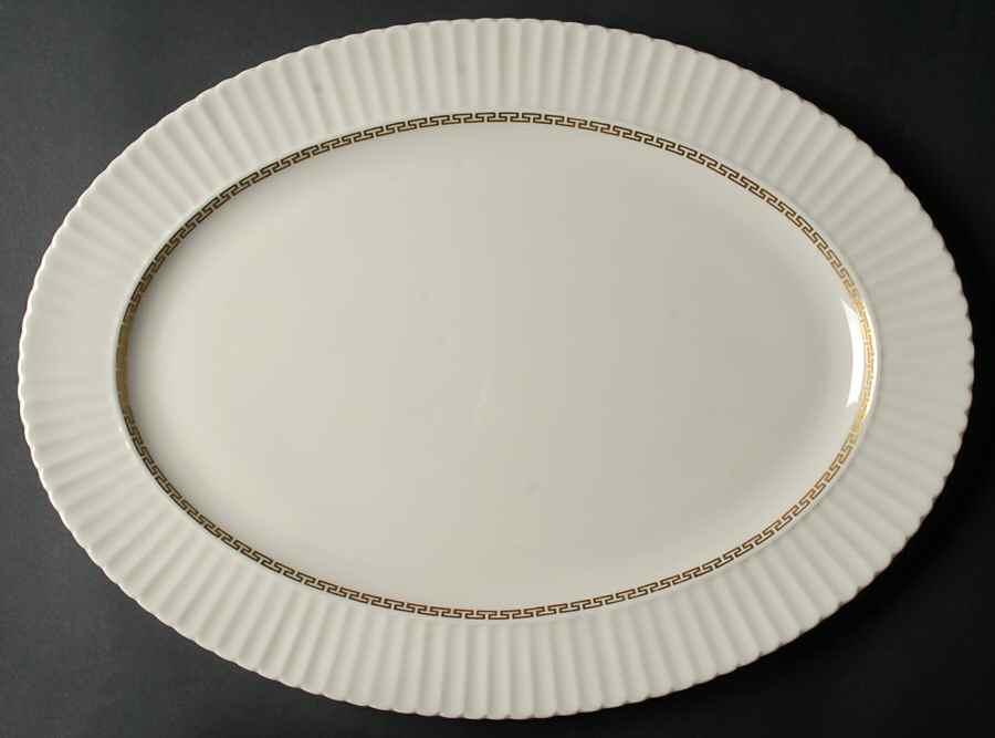 Cretan 19" Oval Serving Platter by Lenox-1