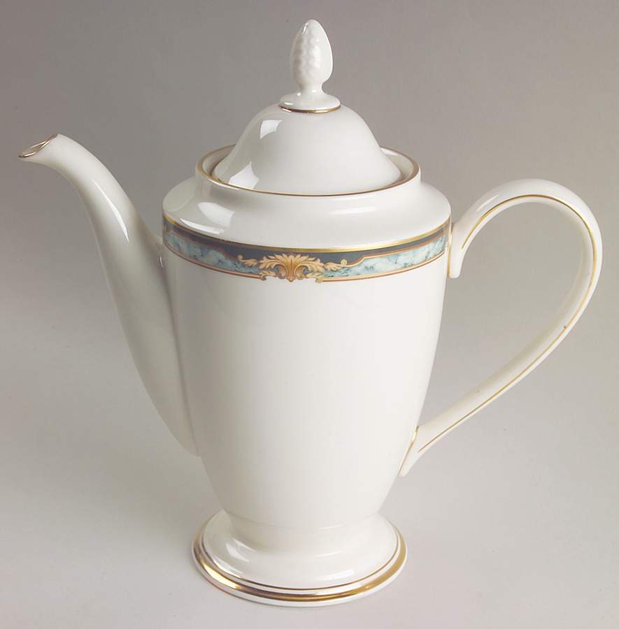 Crestwood 1999 Shape Coffee Pot & Lid by Lenox-1