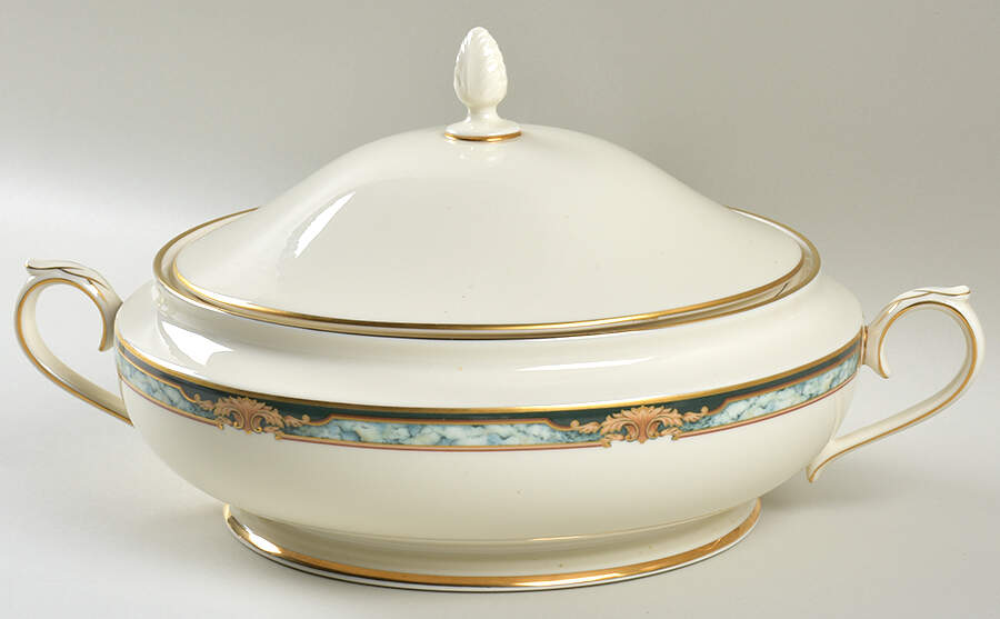 Crestwood Round Covered Vegetable by Lenox-1