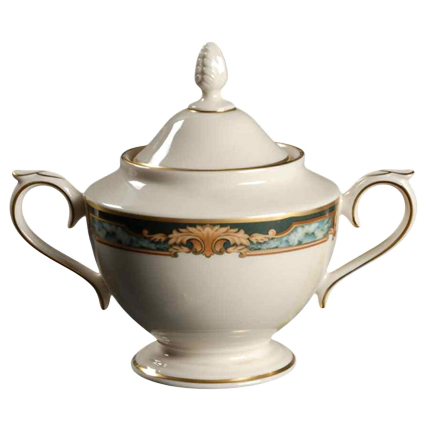 Crestwood Sugar Bowl & Lid by Lenox-1